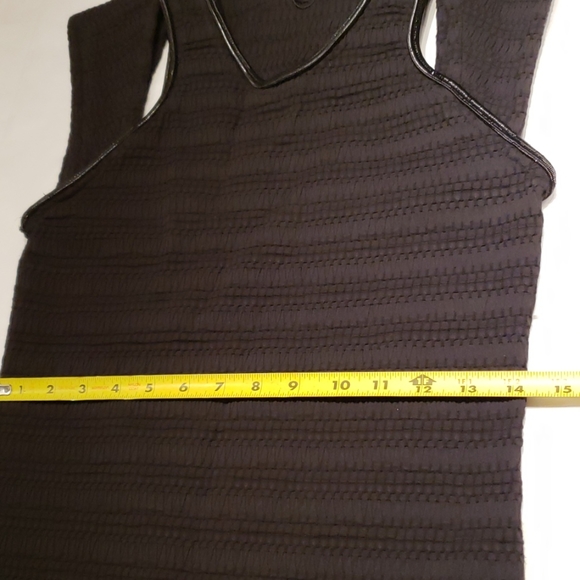 IRO Easton Cap Sleeves Little Black Bodycon Dress NEW Textured Stretch Cotton 40 - Picture 6 of 10